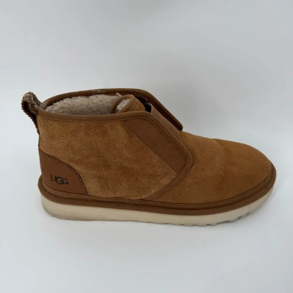 Ugg Men's Chestnut Brown Suede Neumel Flex Casual Boots‎ Size 10 M